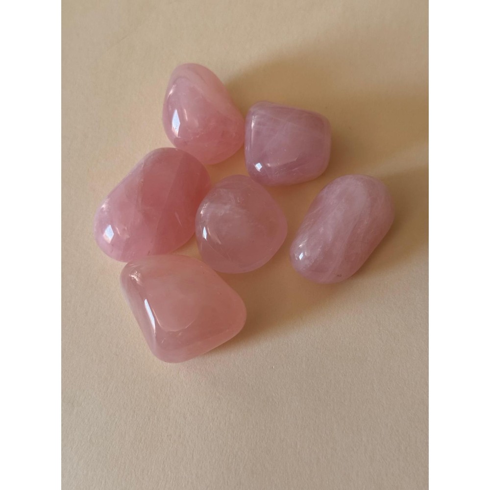 Cuarzo Rosa piedras Naturales 4cm