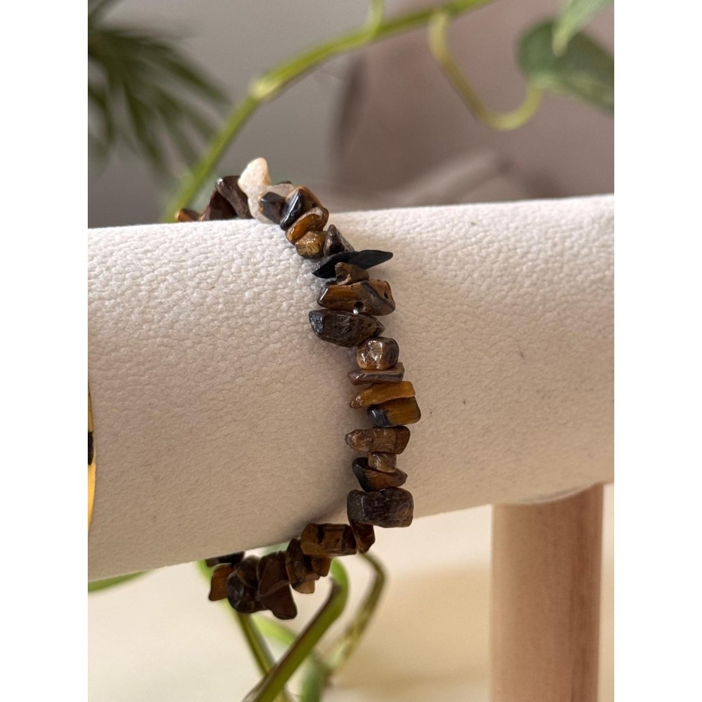 Pulsera tipo Chip de Ojo de Tigre
