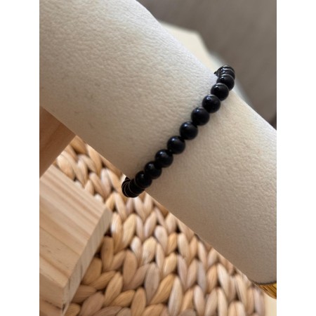 Pulsera Elástica de 6mm Turmalina